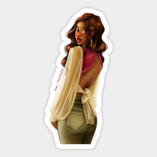 Fashion Girl Sticker